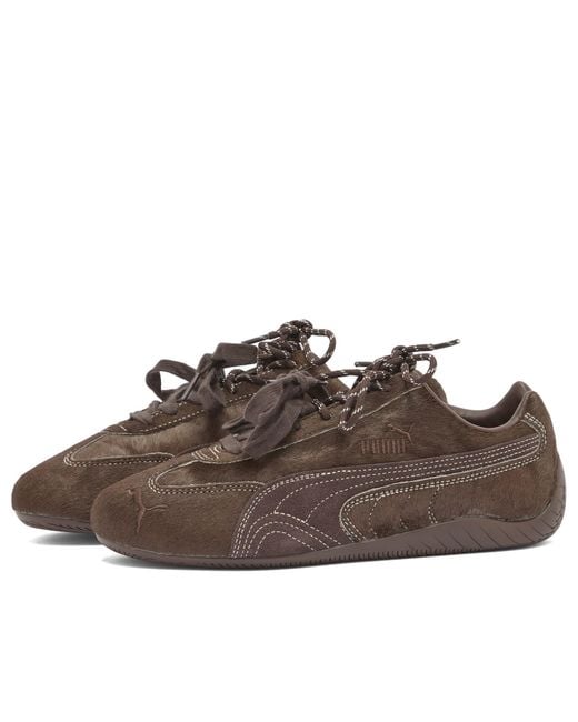 PUMA Brown Speedcat Pony Sneaker