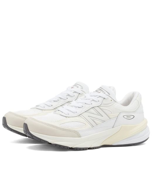 New Balance White U990Gb6 Sneaker