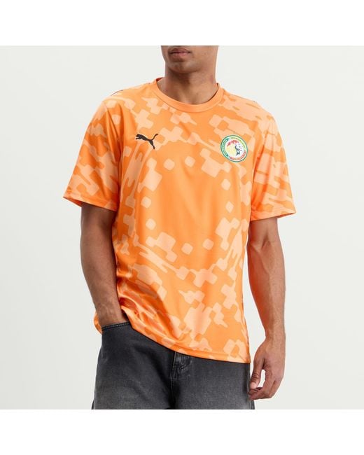 PUMA Orange X Fsf X Salehe Bembury Replica Match Goalkeeper Jersey for men