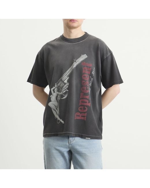 Represent Black Loaded With Love T-Shirt for men