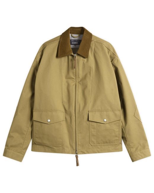 Comme des Garçons Green Nylon Cordura Triple Layer Jacket for men