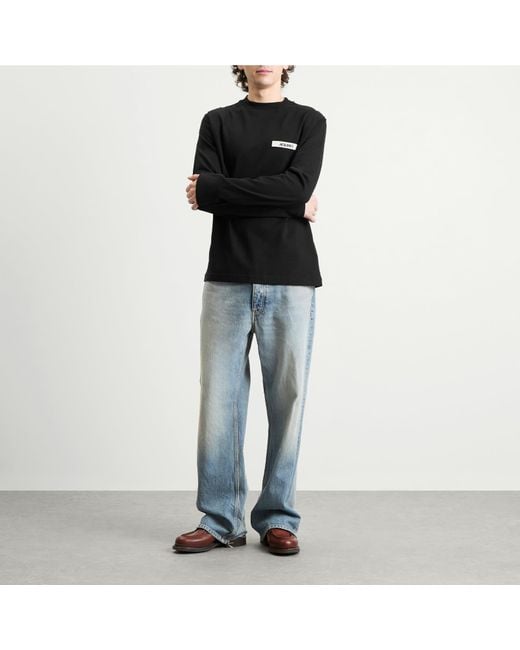 Jacquemus Black T-Shirt With Logo for men