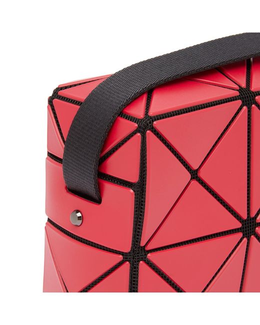 Issey Miyake Red Cuboid Shoulder Bag