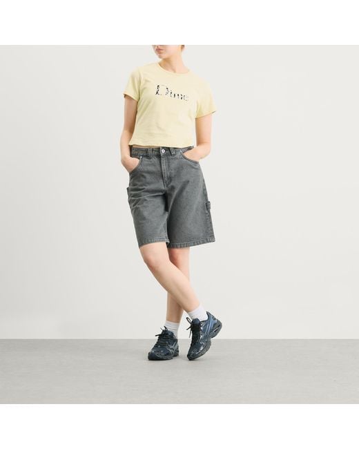 Dime Gray Classic Denim Shorts