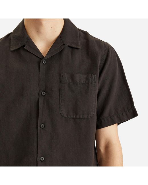 Maharishi Black Hemp Vacation Shirt for men