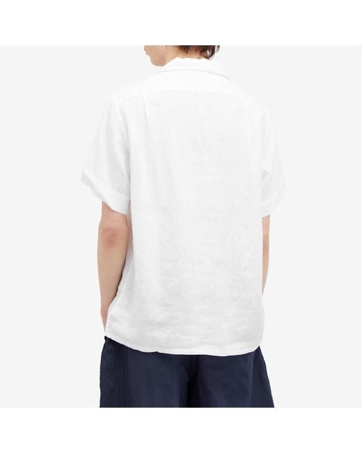 Polo Ralph Lauren White Linen Vacation Shirt for men