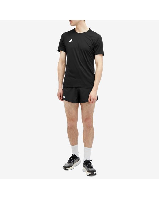 Adidas Originals Black Adidas Adizero Running Shorts for men