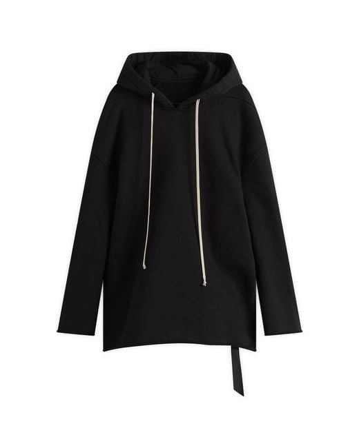 Rick Owens Black Peter Hoodie for men