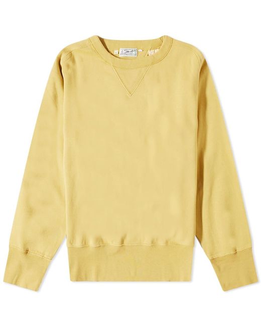 Levi's Yellow Vintage Clothing Bay Meadows Sweatshirt for men