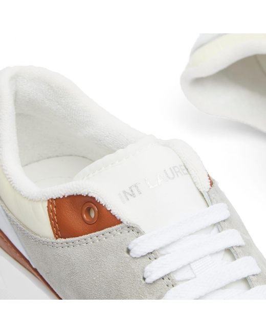 Saint Laurent White Bump Cin 15 Sneakers for men