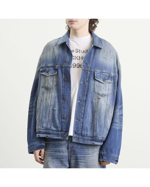 Acne Blue Trafalgar Denim Jacket for men