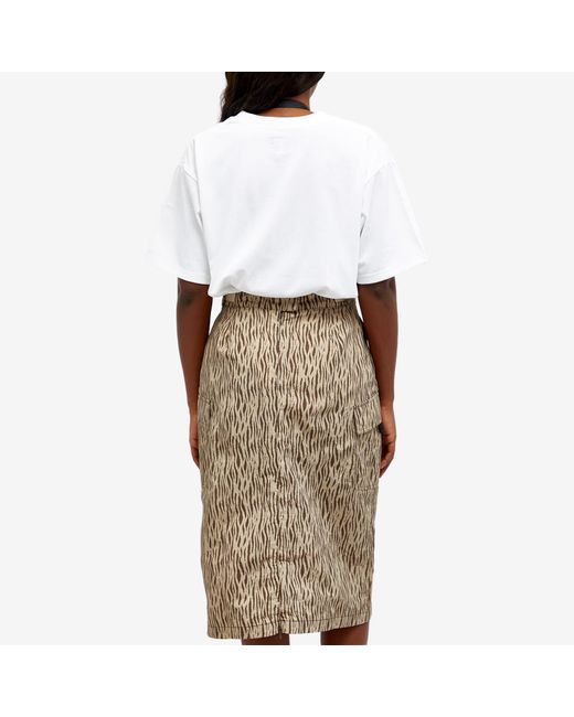 Gramicci Nylon Tussah Apron Midi Dress in Natural Lyst