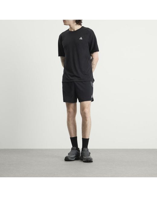 Nike Black Acg Solar Chase Short Sleeve T-Shirt for men