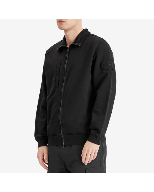トップス Stone  ghost piece full zip L 22aw Stone Island Ghost Piece Full Zip Sweatshirt in Black for Men