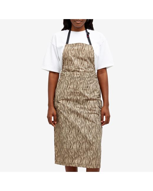Gramicci Nylon Tussah Apron Midi Dress in Natural Lyst