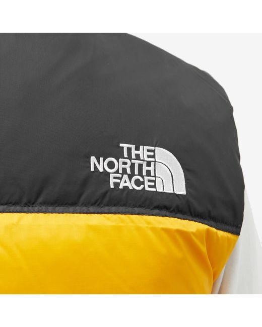 The North Face Yellow 1996 Retro Nuptse Vest for men