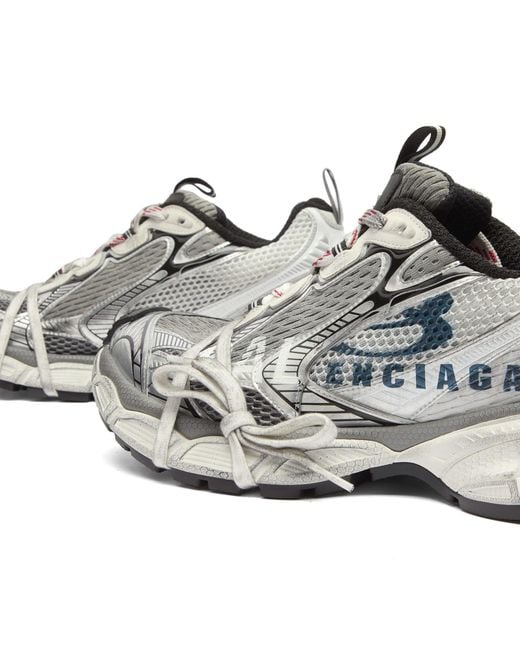 Balenciaga White 3Xl Split Logo Sneaker for men