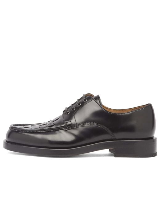 Jacquemus Brown Leather Derby Shoes for men