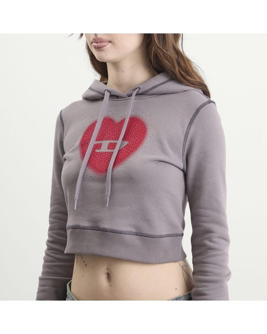 DIESEL Gray F-Slimmy Hoodie