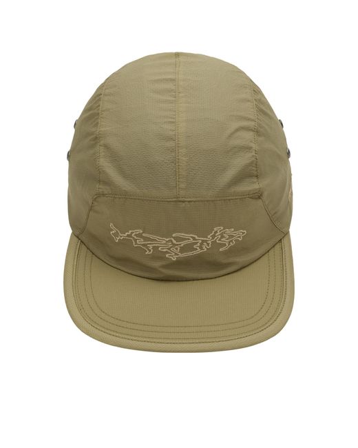 KA_YO_Prototype Green 5 Panel Ripstop Cap for men