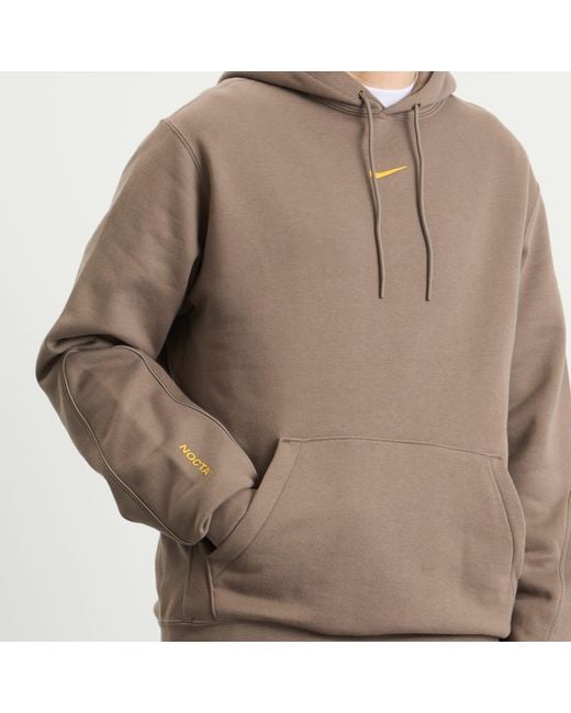 Nike Brown X Nocta Cardinal Stock Fleece Hoodie for men
