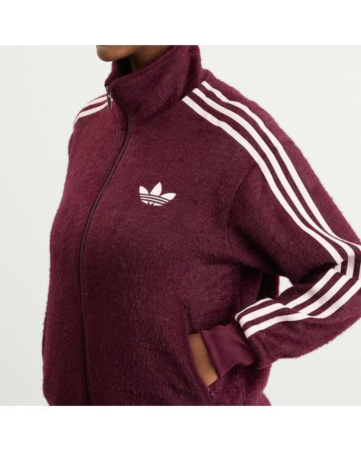 Adidas Purple Mohair Firebird Track Top