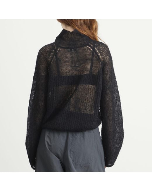 Stel Blue Turtle Neck Knit Jumper