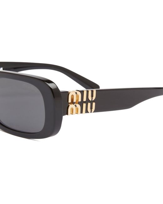 Miu Miu Gray 0Mu 08Zs Sunglasses