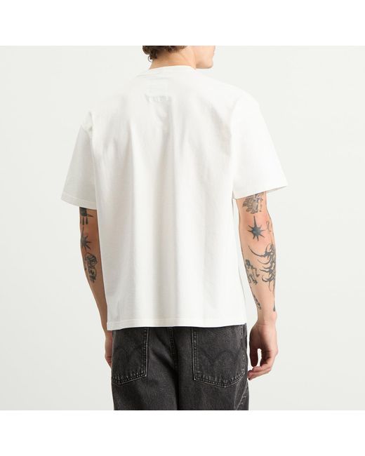 Napapijri White X Martine Rose Logo T-Shirt for men