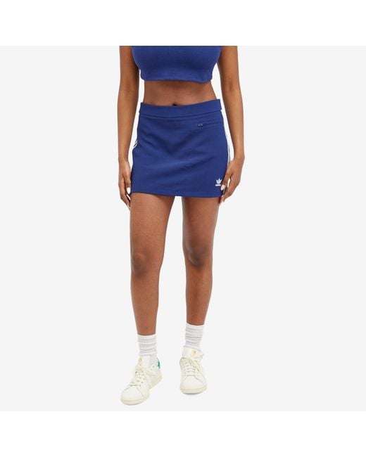 Adidas Blue Crepe Skirt
