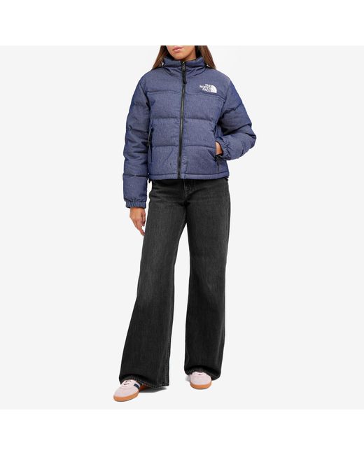 The North Face 92 Reversible Nuptse Jacket in Blue