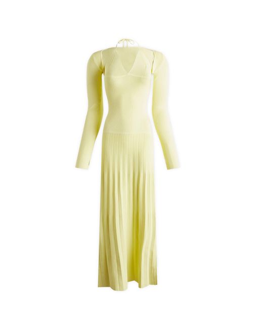 Sir Yellow Juniper Contoured Maxi Dress