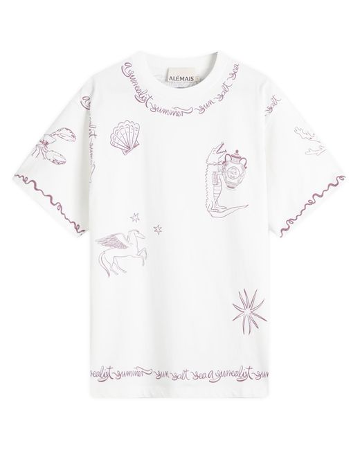 ALÉMAIS White Sammy T-Shirt