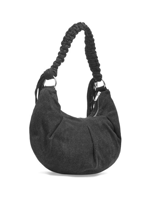 Holzweiler Black Cocoon Small Bag With Tassel