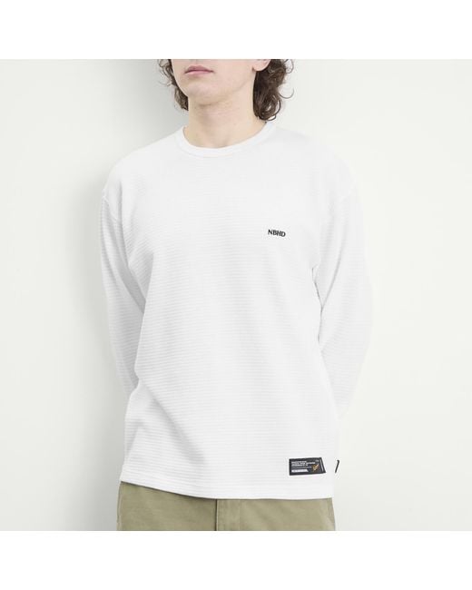 トップス NEIGHBORHOOD WAFFLE CREWNECK 25AW Neighborhood Waffle Crewneck in White for Men | Lyst