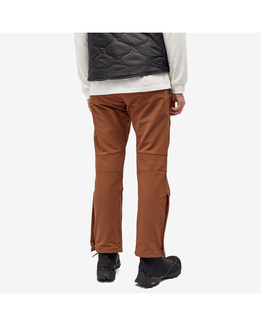 Roa Brown Technical Softshell Trousers for men