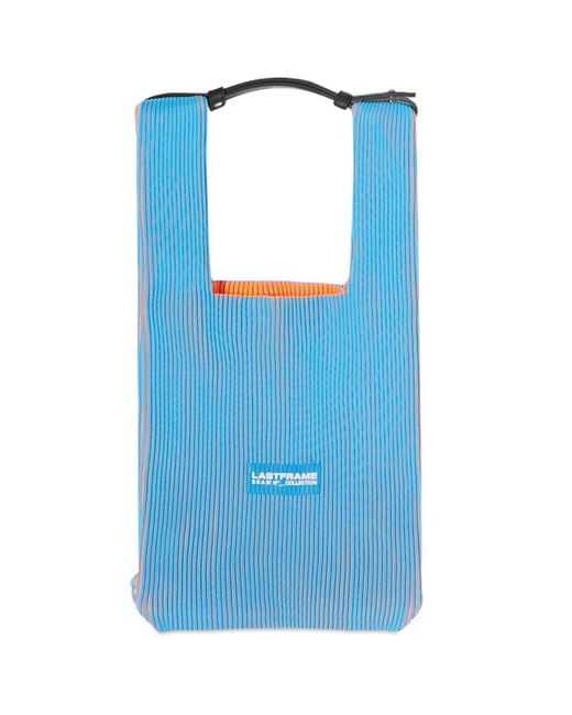 LASTFRAME Blue Two Tone Okamochi Bag Medium
