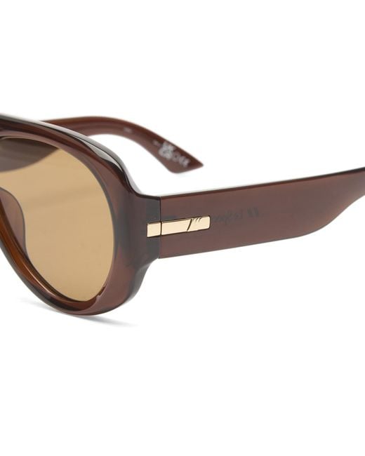 Le Specs Brown Dream Boat Sunglasses