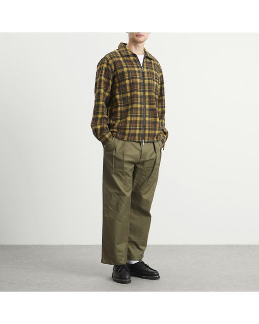 Stan Ray Green Zip Shirt for men