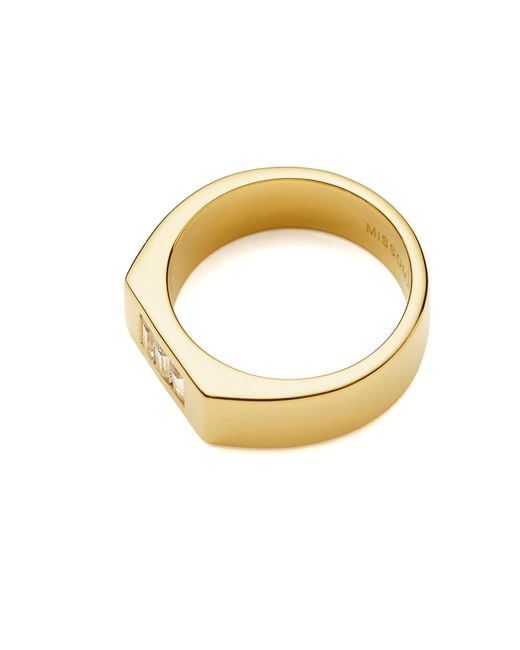 Missoma Metallic X Lucy Williams Triple Stone Chunky Ring