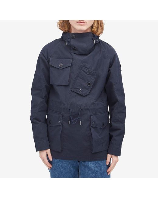 Belstaff Blue Military Deck Smock for men