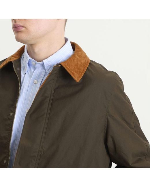Forét Green Aspen Oilskin Jacket for men