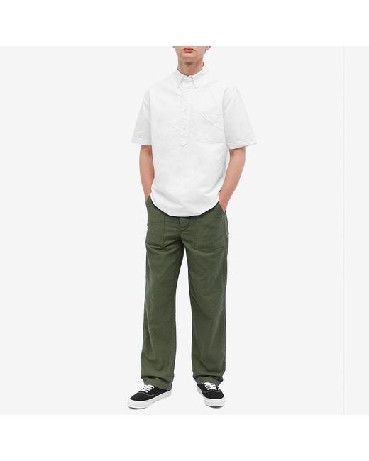 Beams Plus Bd Pullover Oxford Shirt in White for Men | Lyst