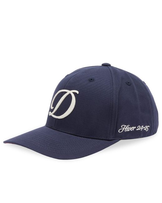 Dime Blue Cursive D Full Fit Cap for men