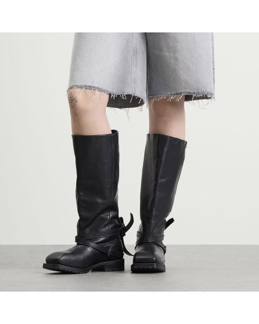 Our Legacy Black High Engine Boots
