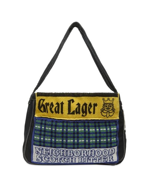 Neighborhood Mod Newspaper Bag in Metallic for Men | Lyst