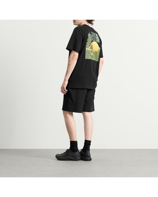 The North Face Black Pitch A Tent Relaxed T-Shirt for men