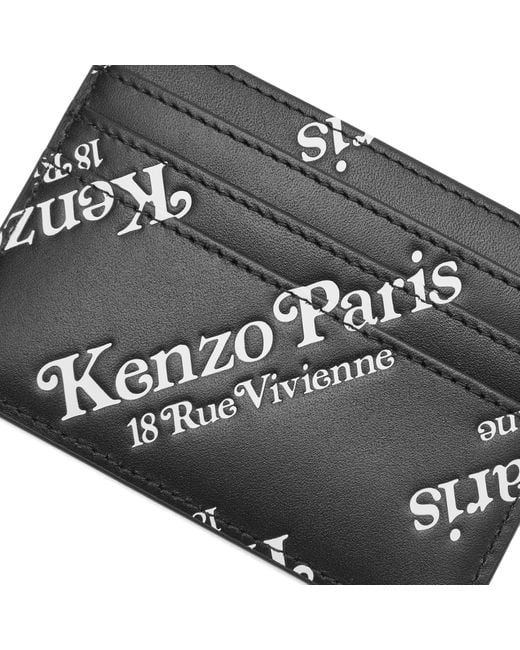 KENZO Black X Verdy Paris Card Holder for men