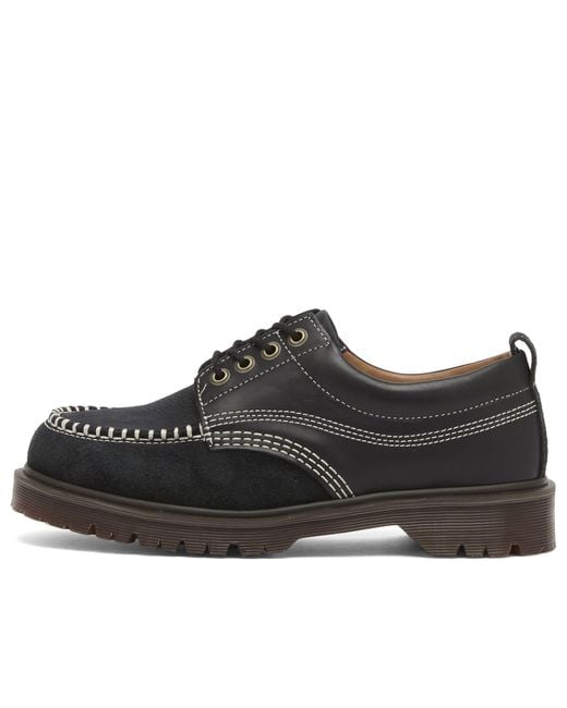Dr. Martens Black Lowell 4 Eye Shoe