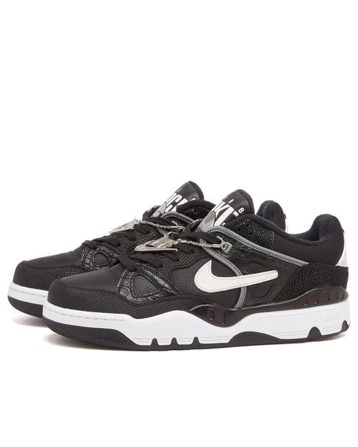 Nike Black X Nigo Air Force 3 Low Sneaker